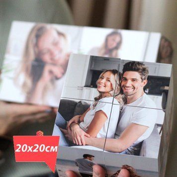 Фотокубик з 12 фото 20х20см